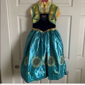 Disney Store Anna Frozen Fever Dress Costume